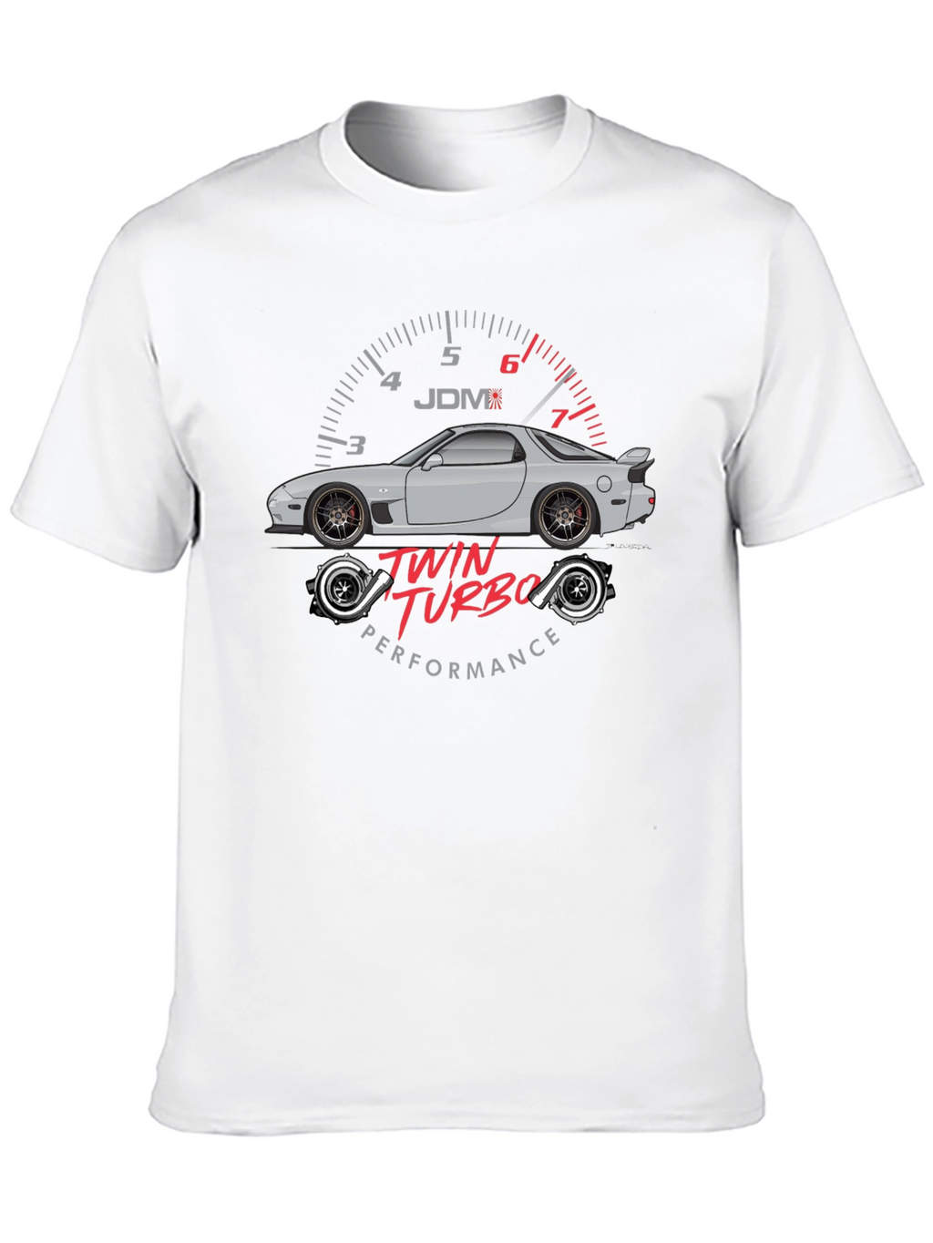 Twin Turbo JDM Car T-Shirt