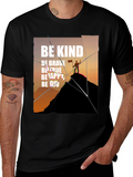 Inspirational Graphic Tee - Be Kind Brave True