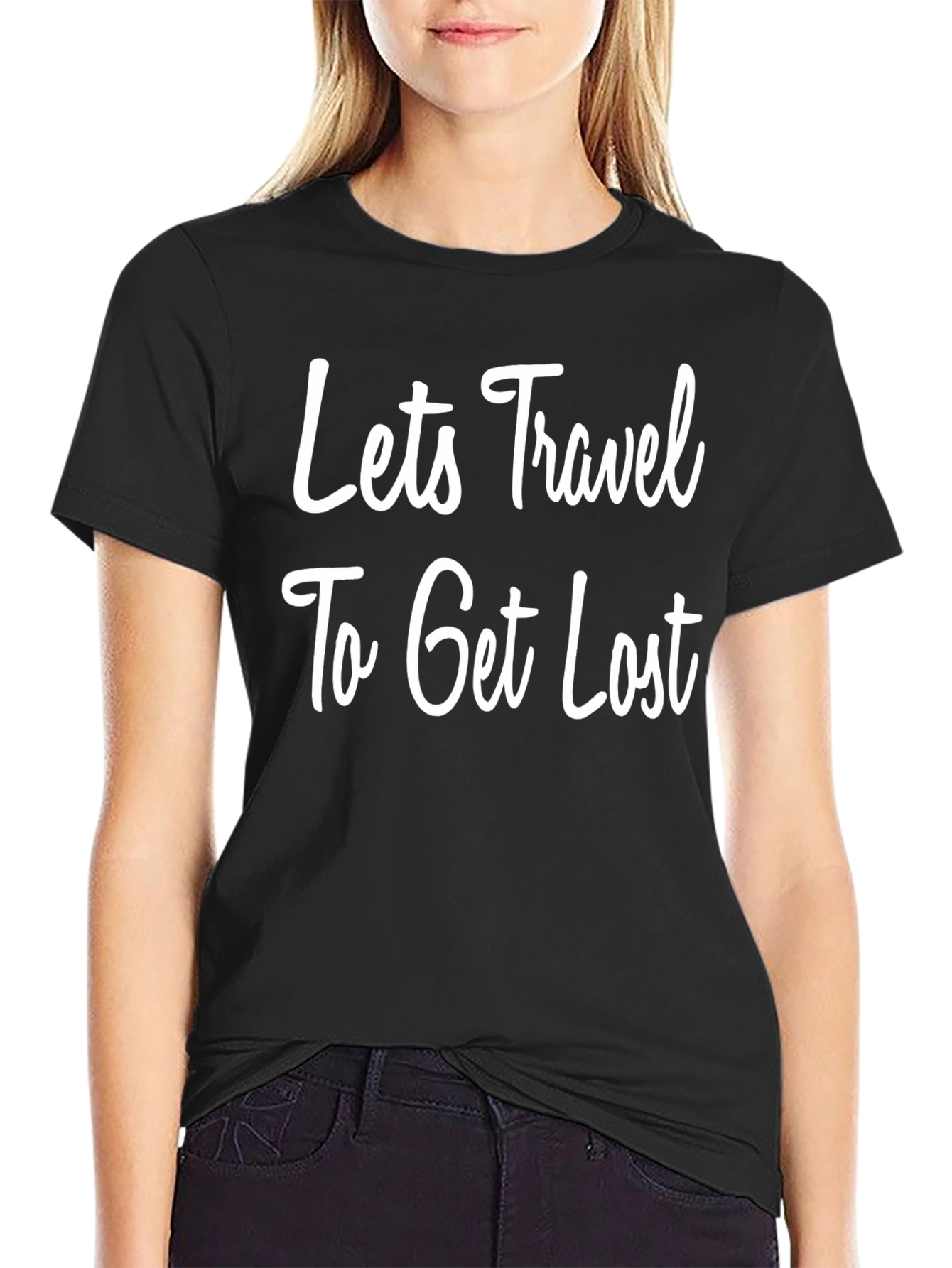 Lets Travel To Get Lost Graphic Tee