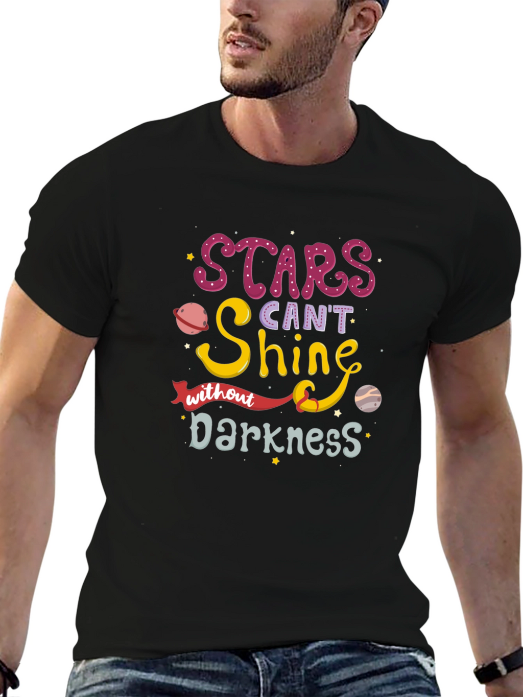 Stars Cant Shine Graphic Tee