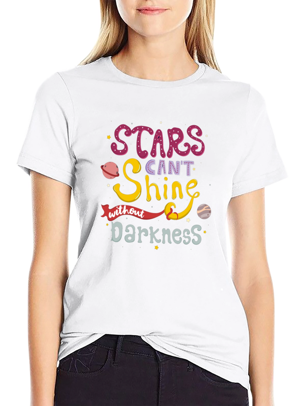 Stars Cant Shine Graphic Tee