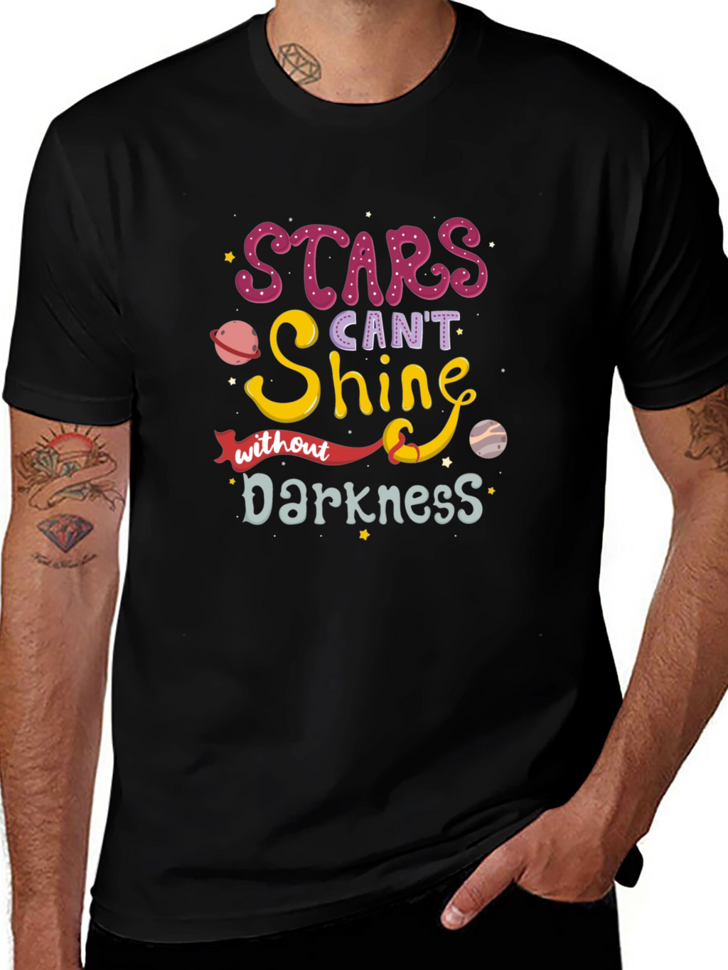Stars Cant Shine Graphic Tee