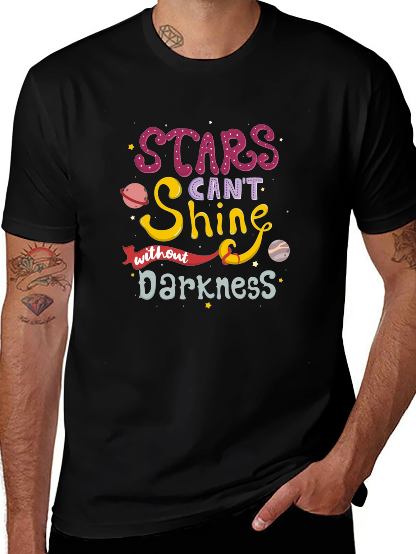 Stars Cant Shine Graphic Tee