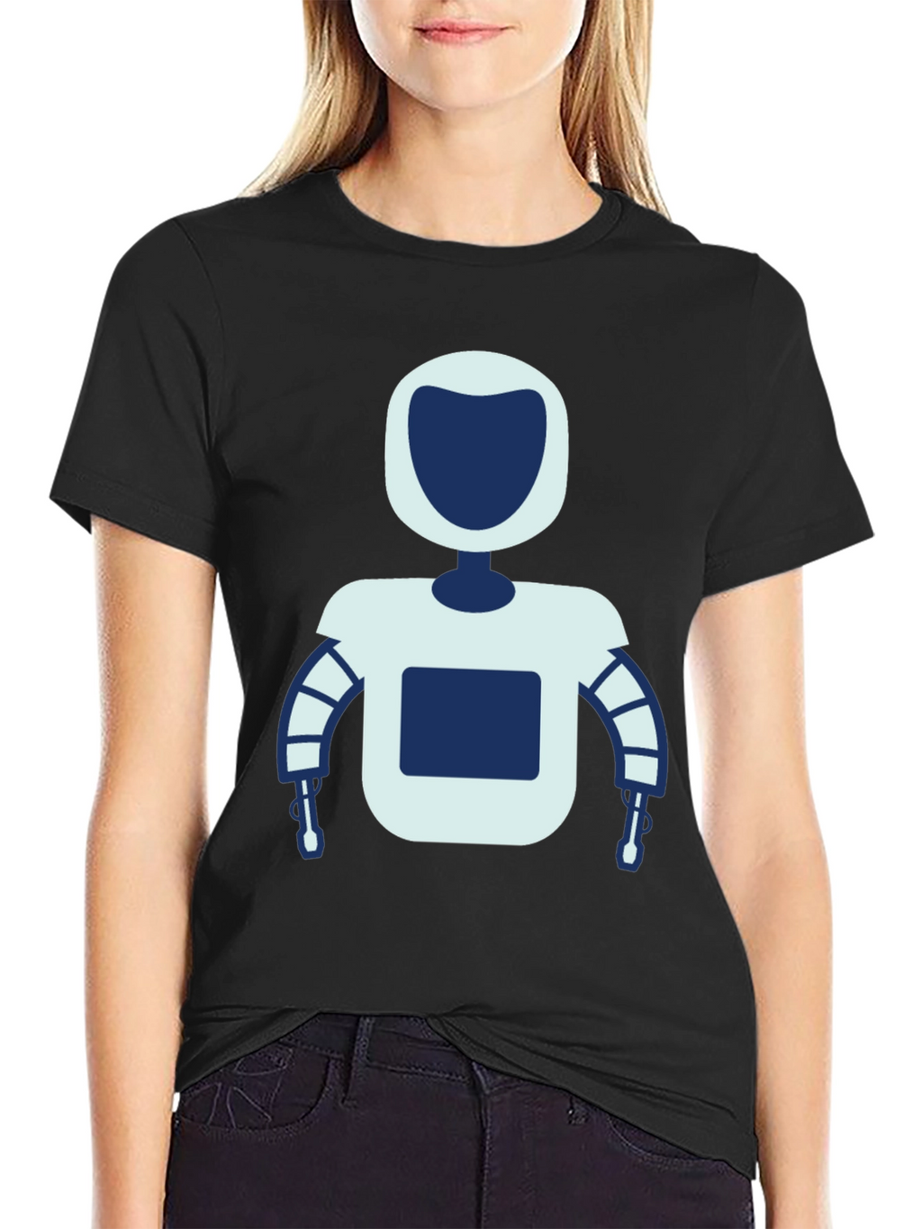 Robot Graphic T-Shirt - Cool Tech Design