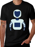 Robot Graphic T-Shirt - Cool Tech Design
