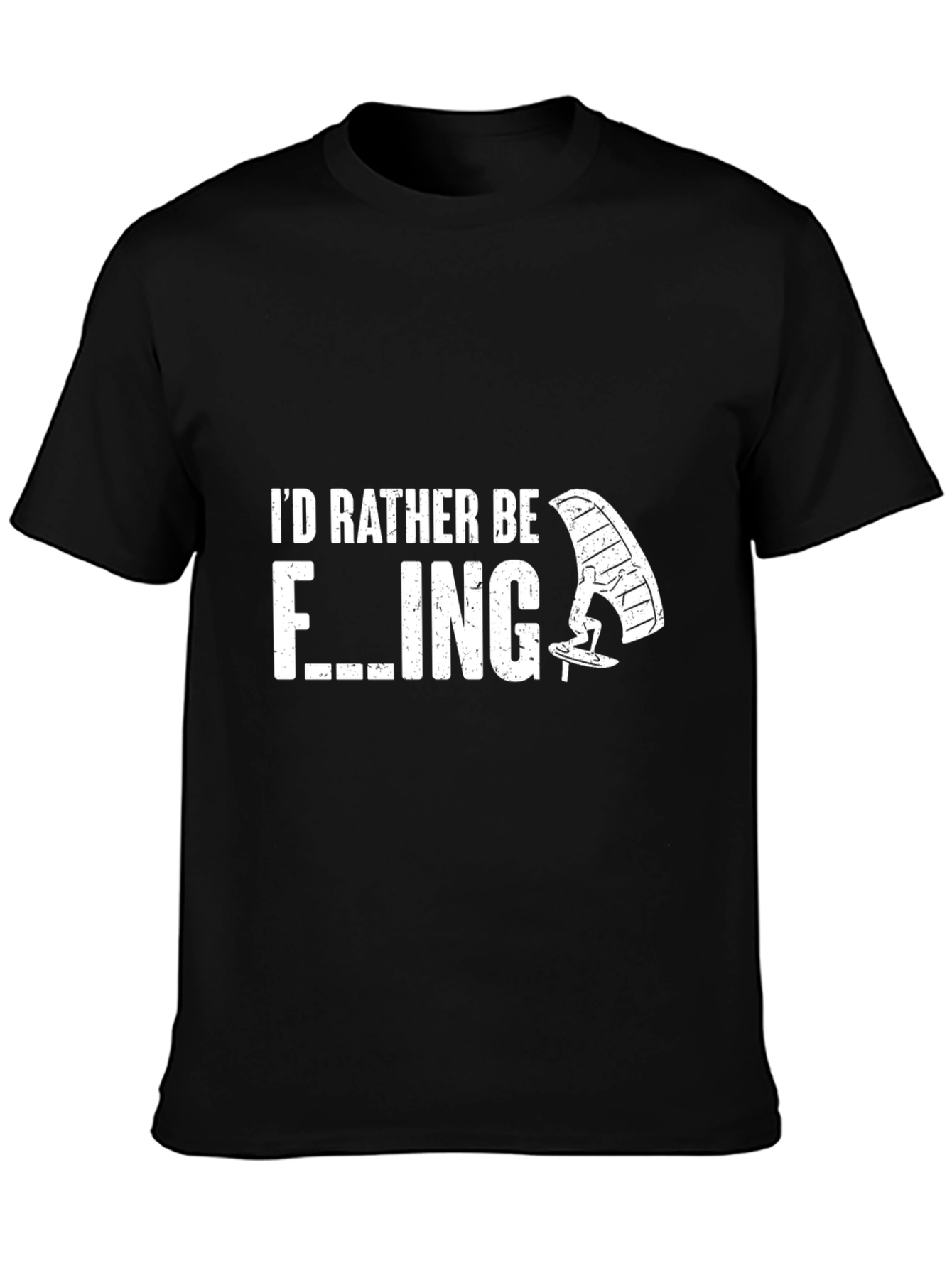 Id Rather Be Foil Boarding T-Shirt
