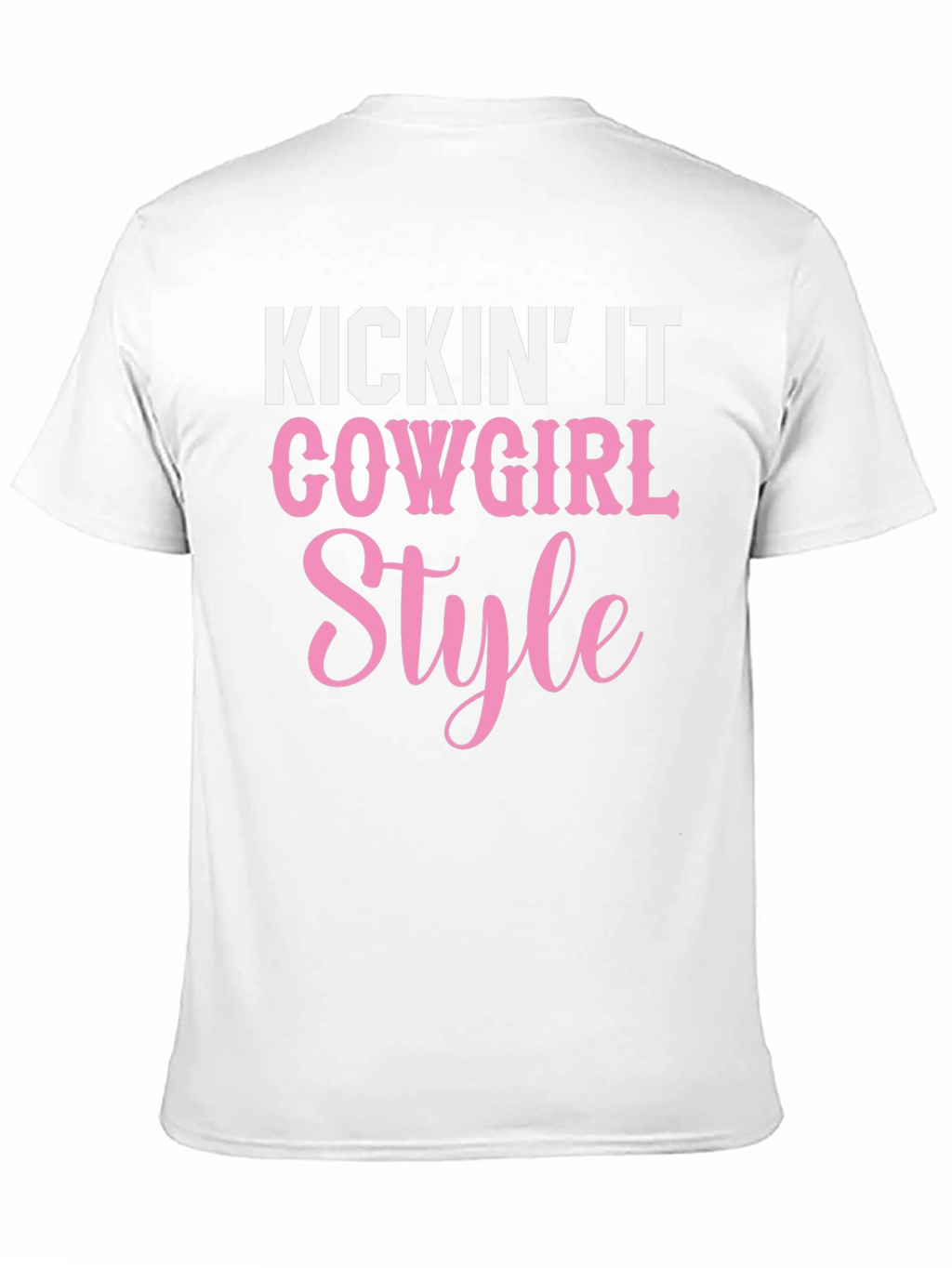 Cowgirl Style Graphic Tee - Kickin It T-Shirt