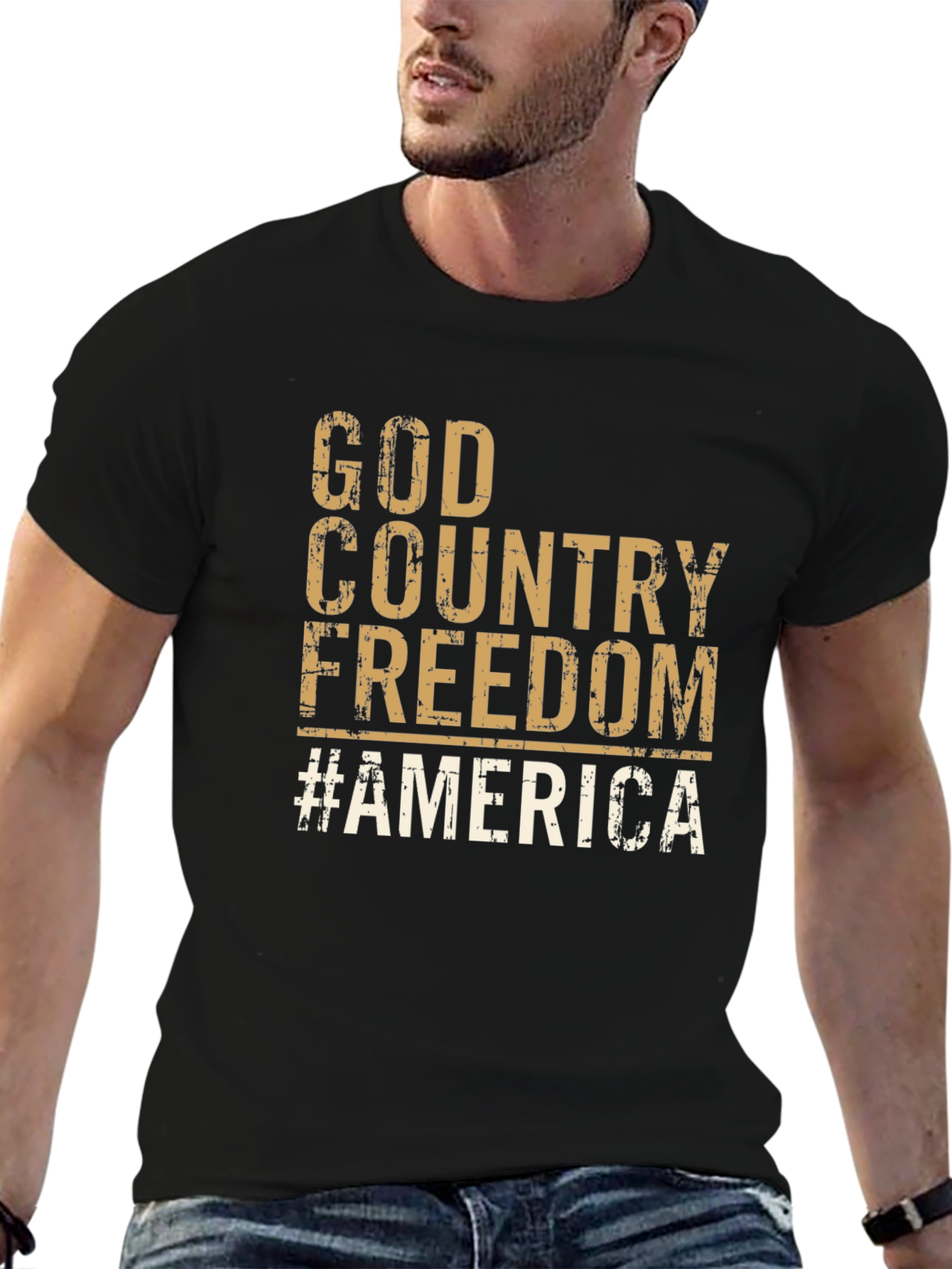 God Country Freedom T-Shirt - Patriotic America Tee