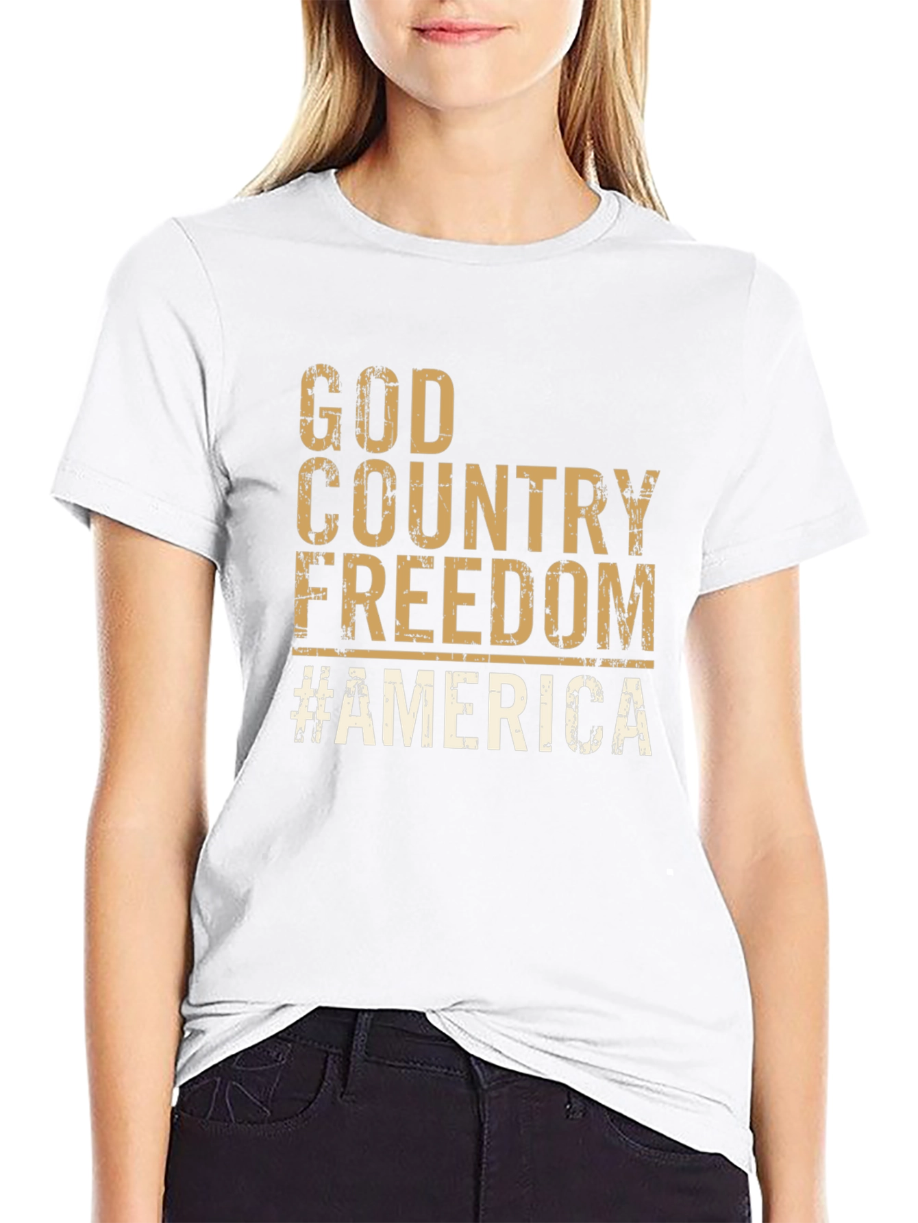 God Country Freedom T-Shirt - Patriotic America Tee