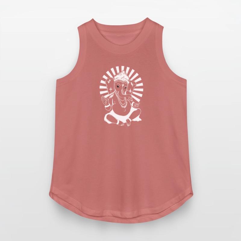 ganesha white Yoga elephant india God Namaste om