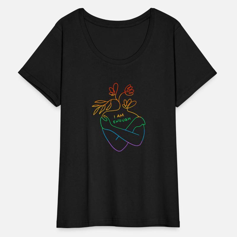 Gay Pride Parade LGBTQ+ Rainbow Flag Body Positive