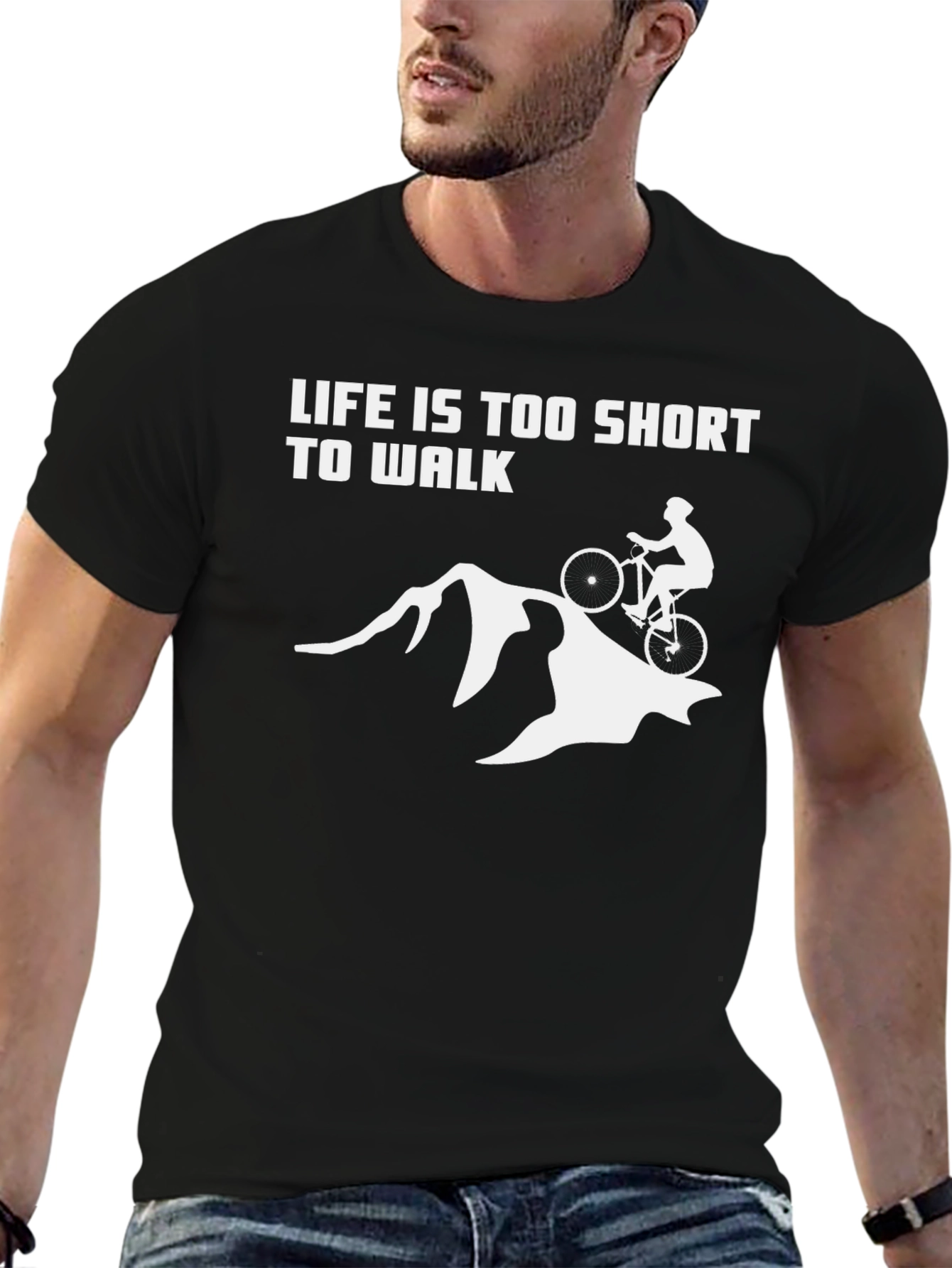 Life is Too Short to Walk Biking T-Shirt