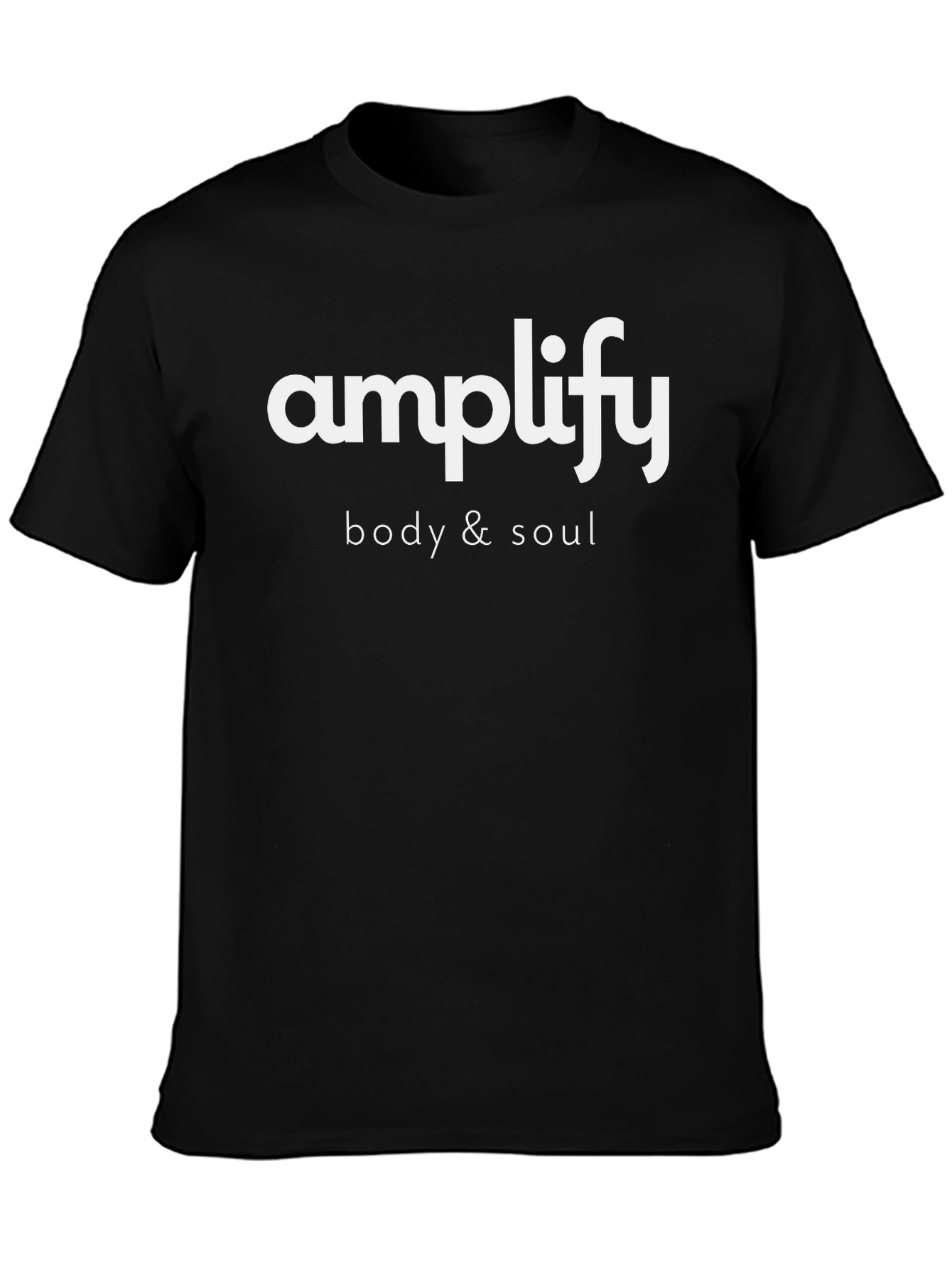 Amplify Body & Soul Black T-Shirt