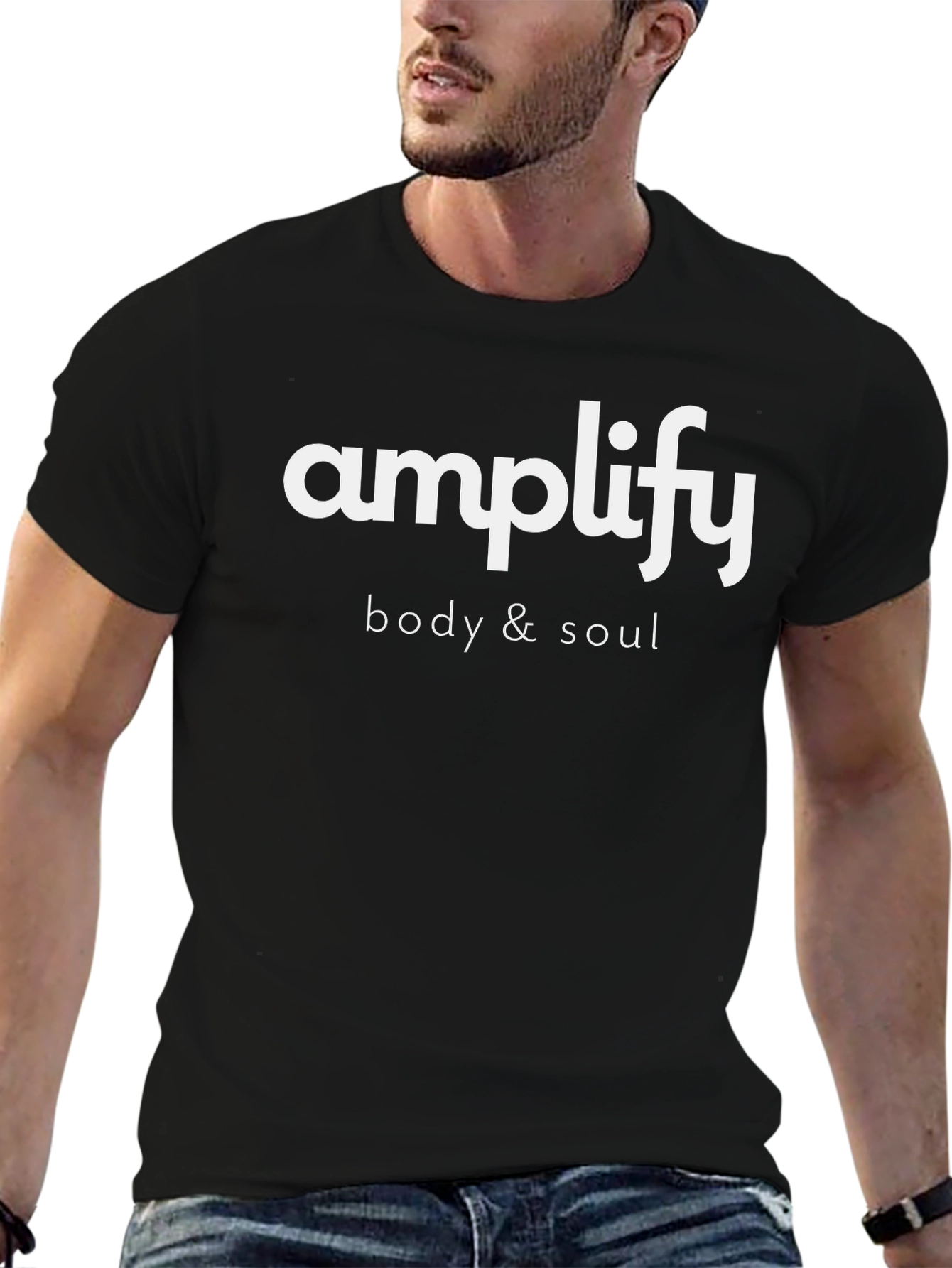 Amplify Body & Soul Black T-Shirt