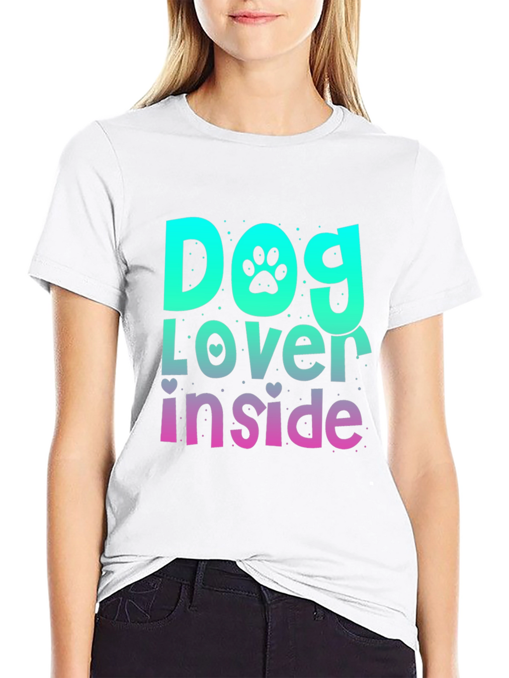 Dog Lover Inside Graphic T-Shirt