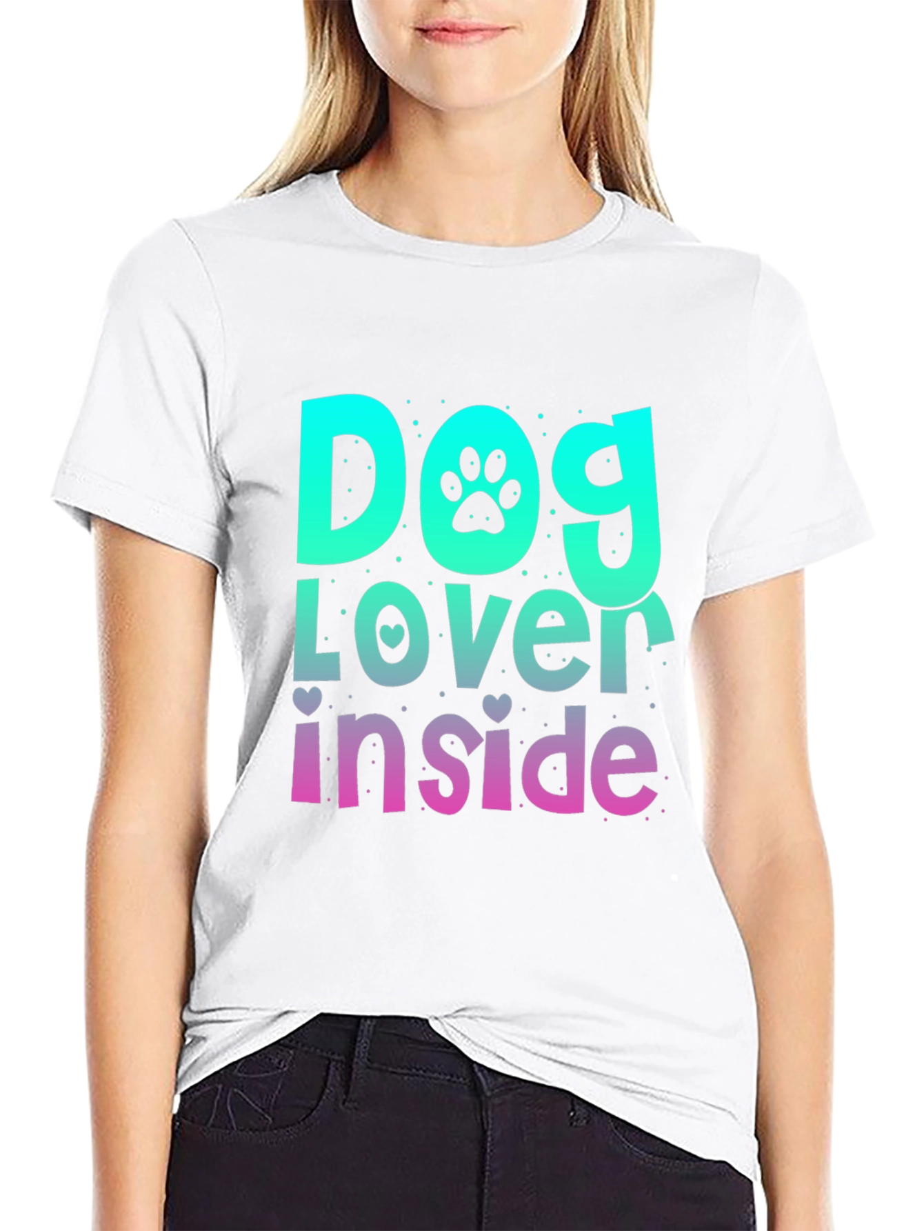 Dog Lover Inside Graphic T-Shirt