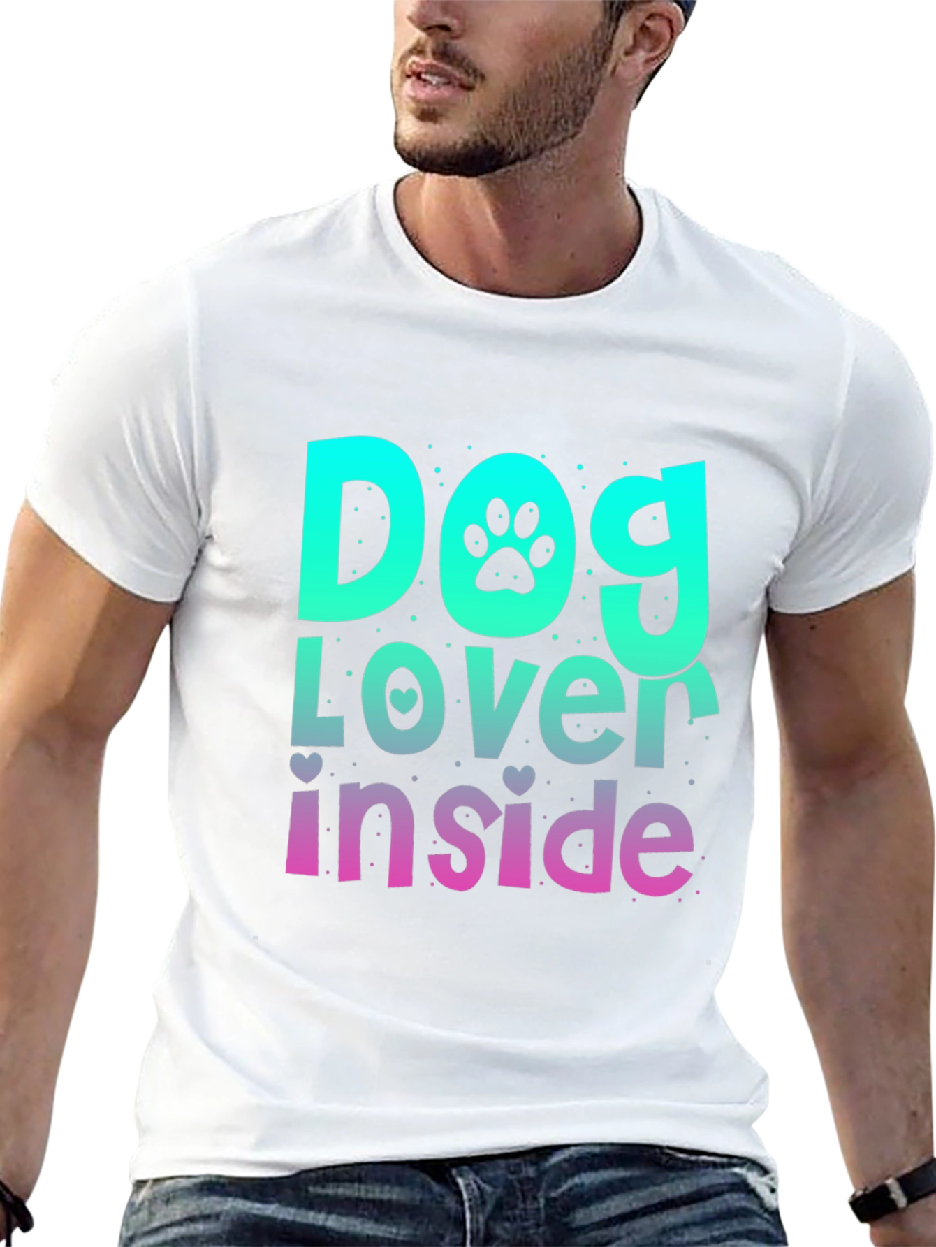 Dog Lover Inside Graphic T-Shirt