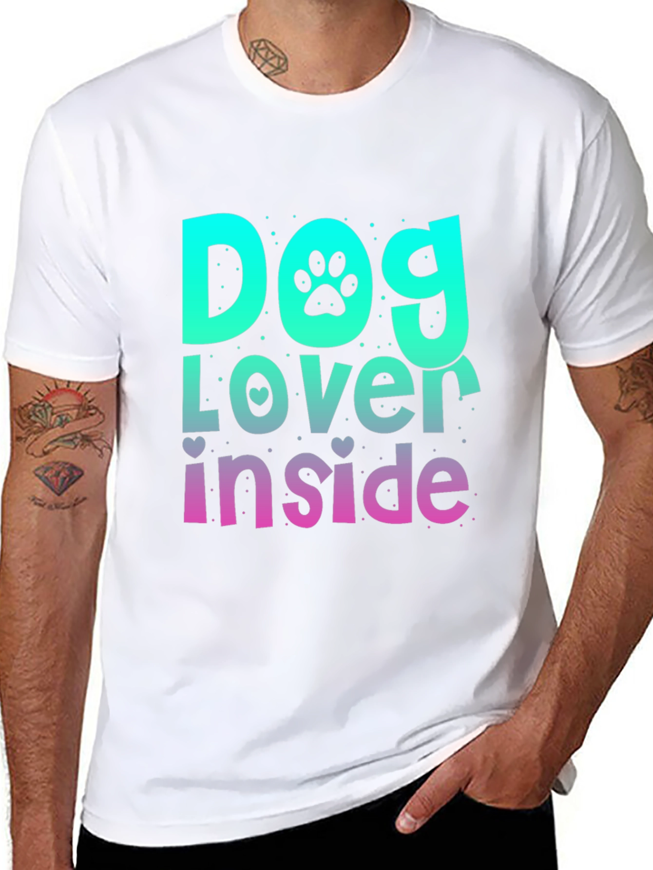 Dog Lover Inside Graphic T-Shirt