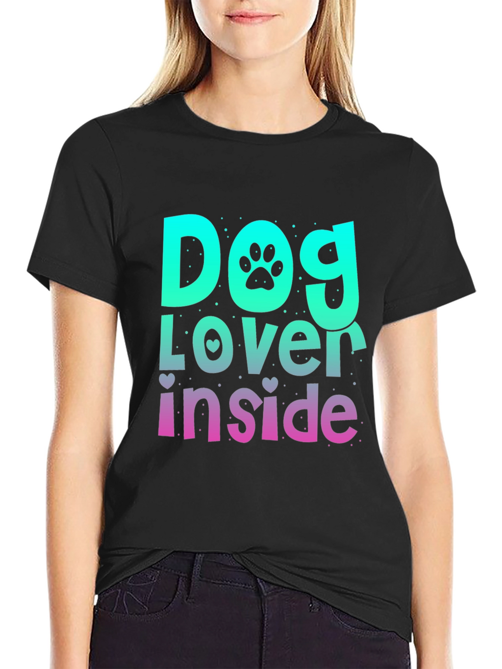 Dog Lover Inside Graphic T-Shirt