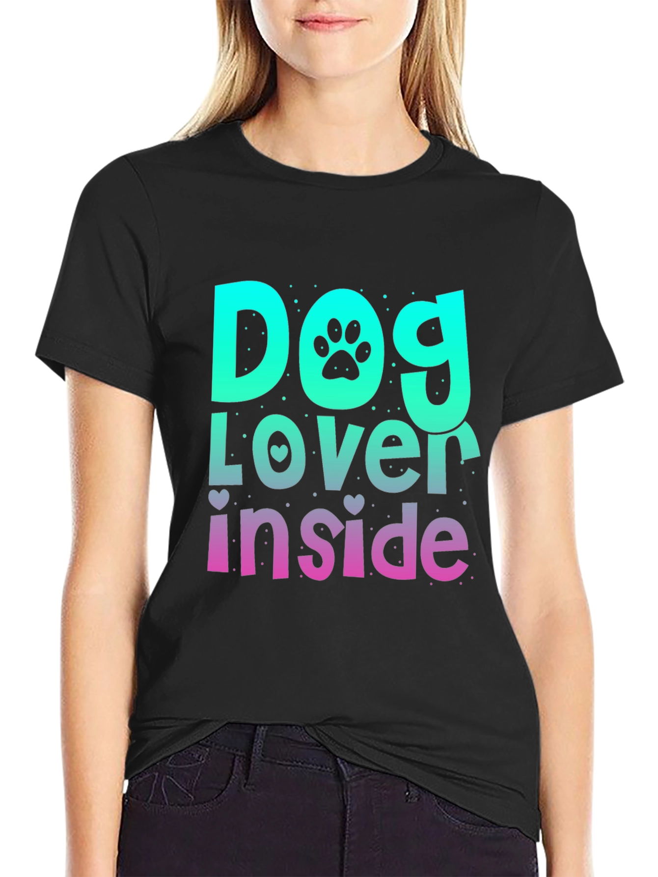 Dog Lover Inside Graphic T-Shirt