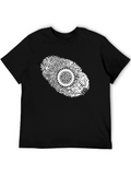 Gearhead Fingerprint T-Shirt - Black Graphic Tee