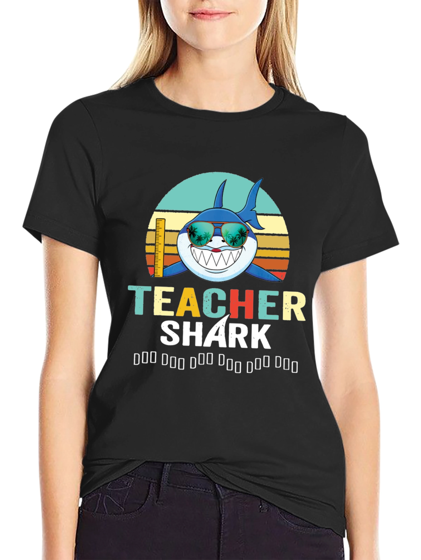 Teacher Shark Graphic Tee