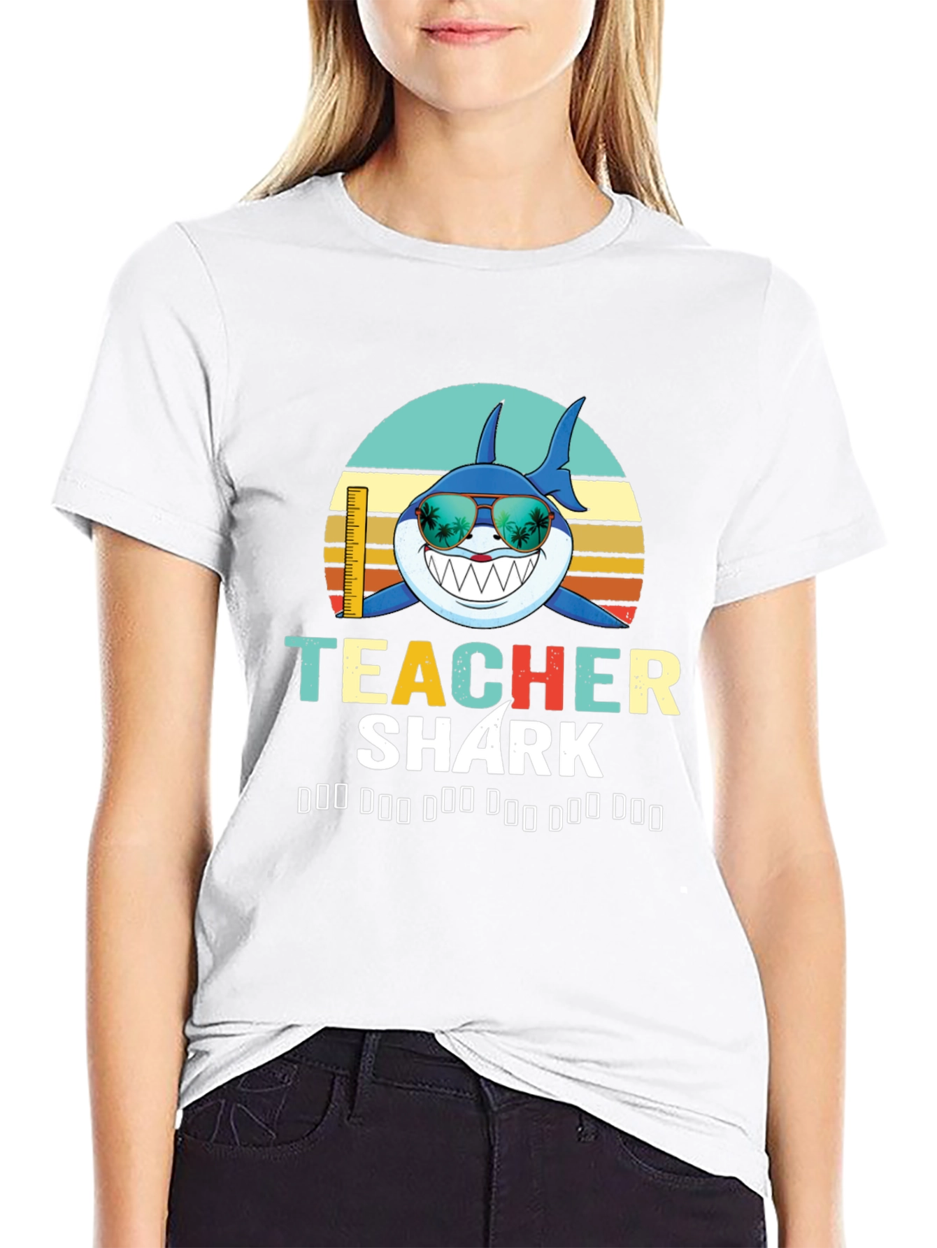 Teacher Shark Graphic Tee