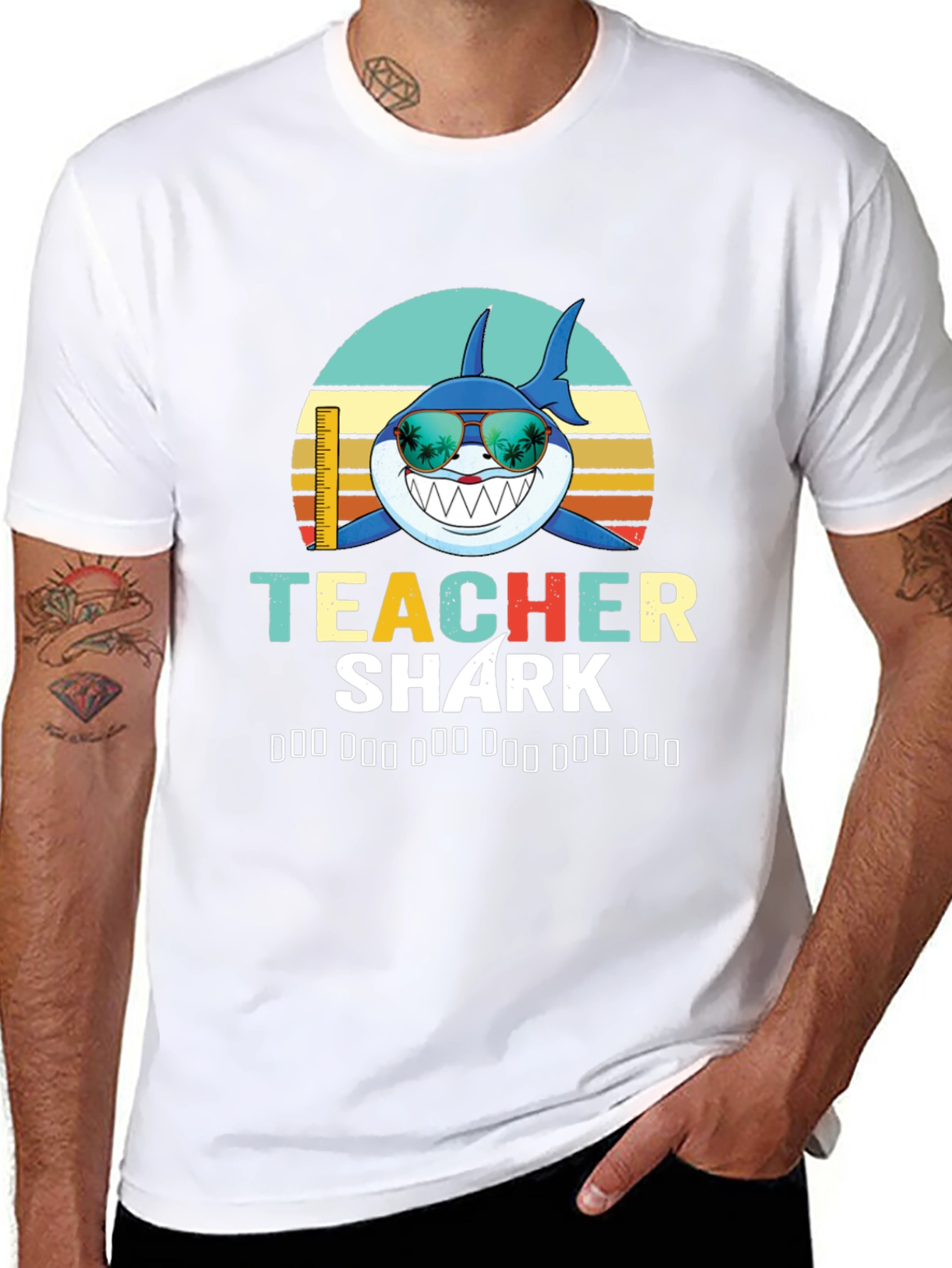 Teacher Shark Graphic Tee