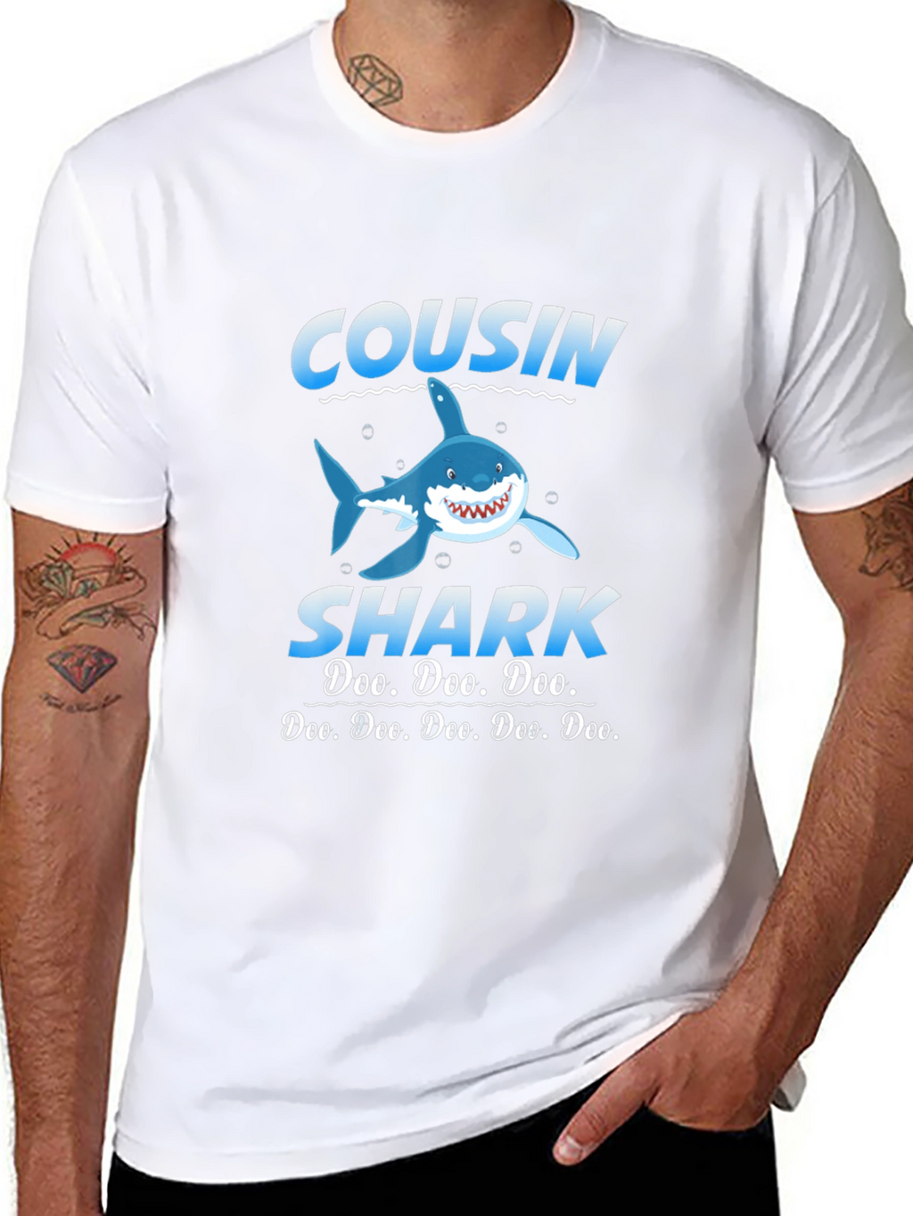Cousin Shark Doo Doo Doo Funny T-Shirt