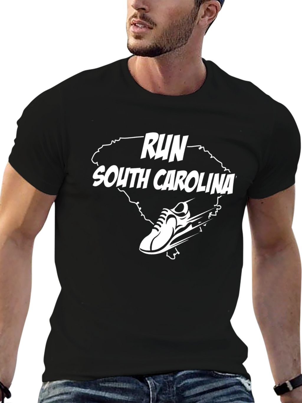 Run South Carolina Black T-Shirt