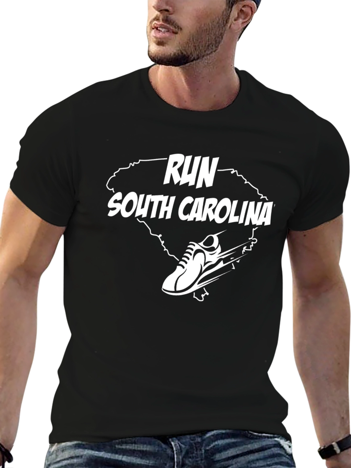 Run South Carolina Black T-Shirt