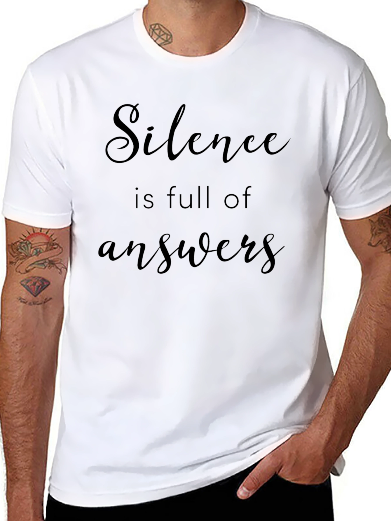 Silence is Full of Answers - Graphic Tee