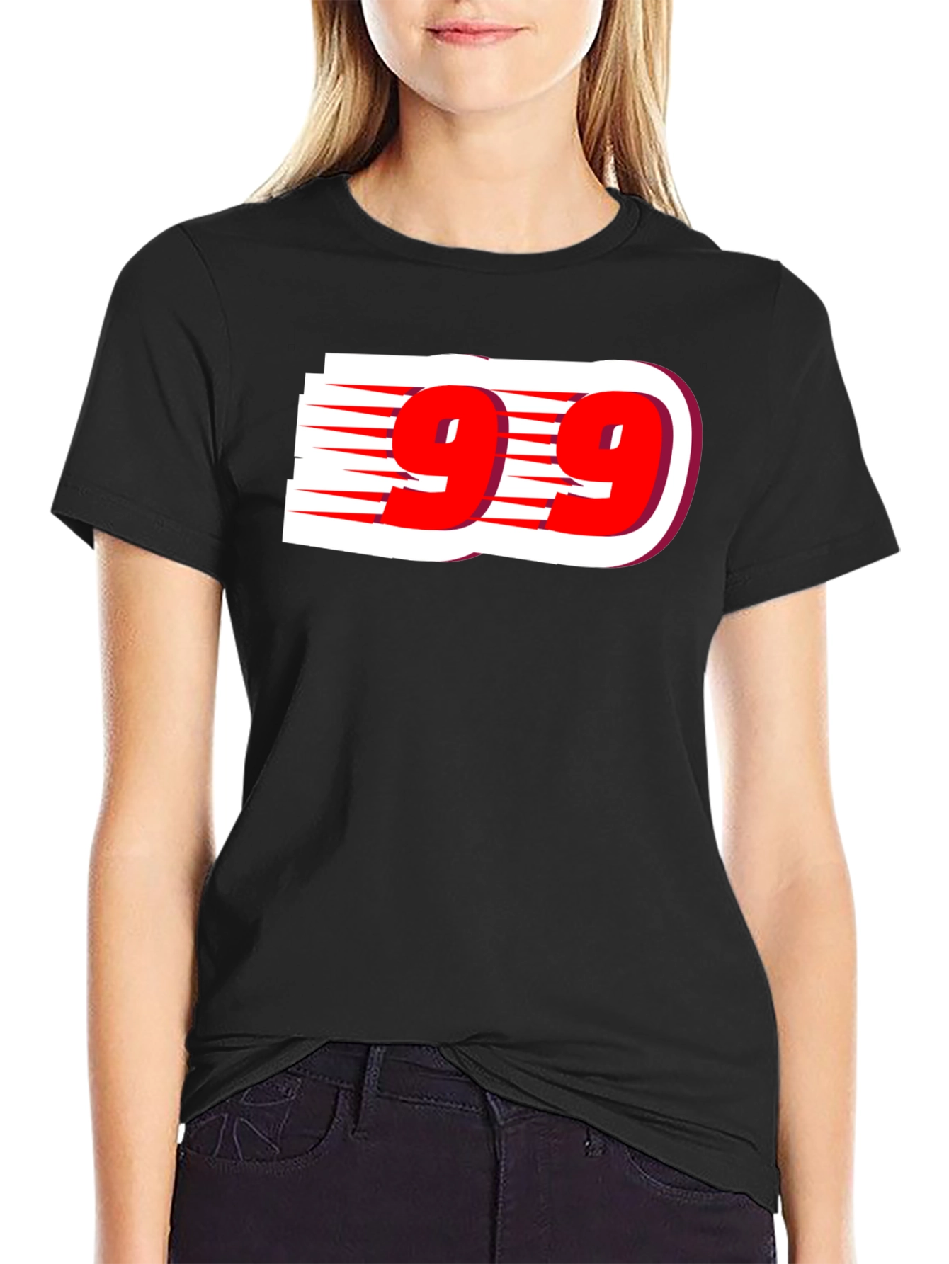Black 99 Graphic Tee - Stylish & Bold