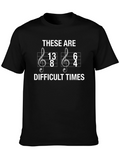 Difficult Times Music Theory Pun T-Shirt