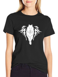 Black Wolf Graphic Tee - Stylish Mens T-Shirt
