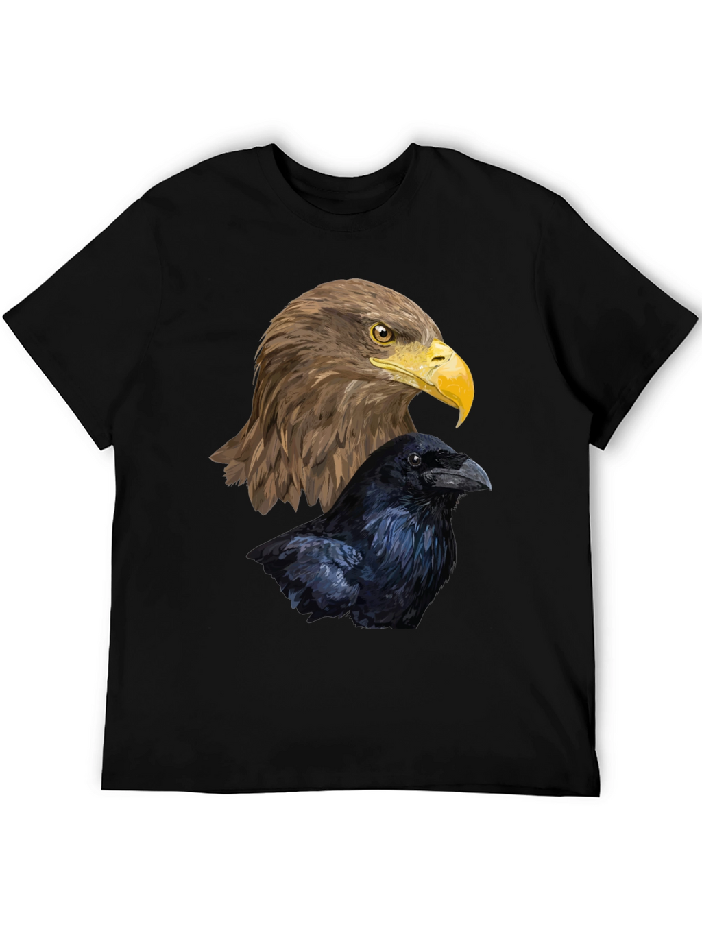 Eagle & Raven Graphic Tee - Mens Black T-Shirt