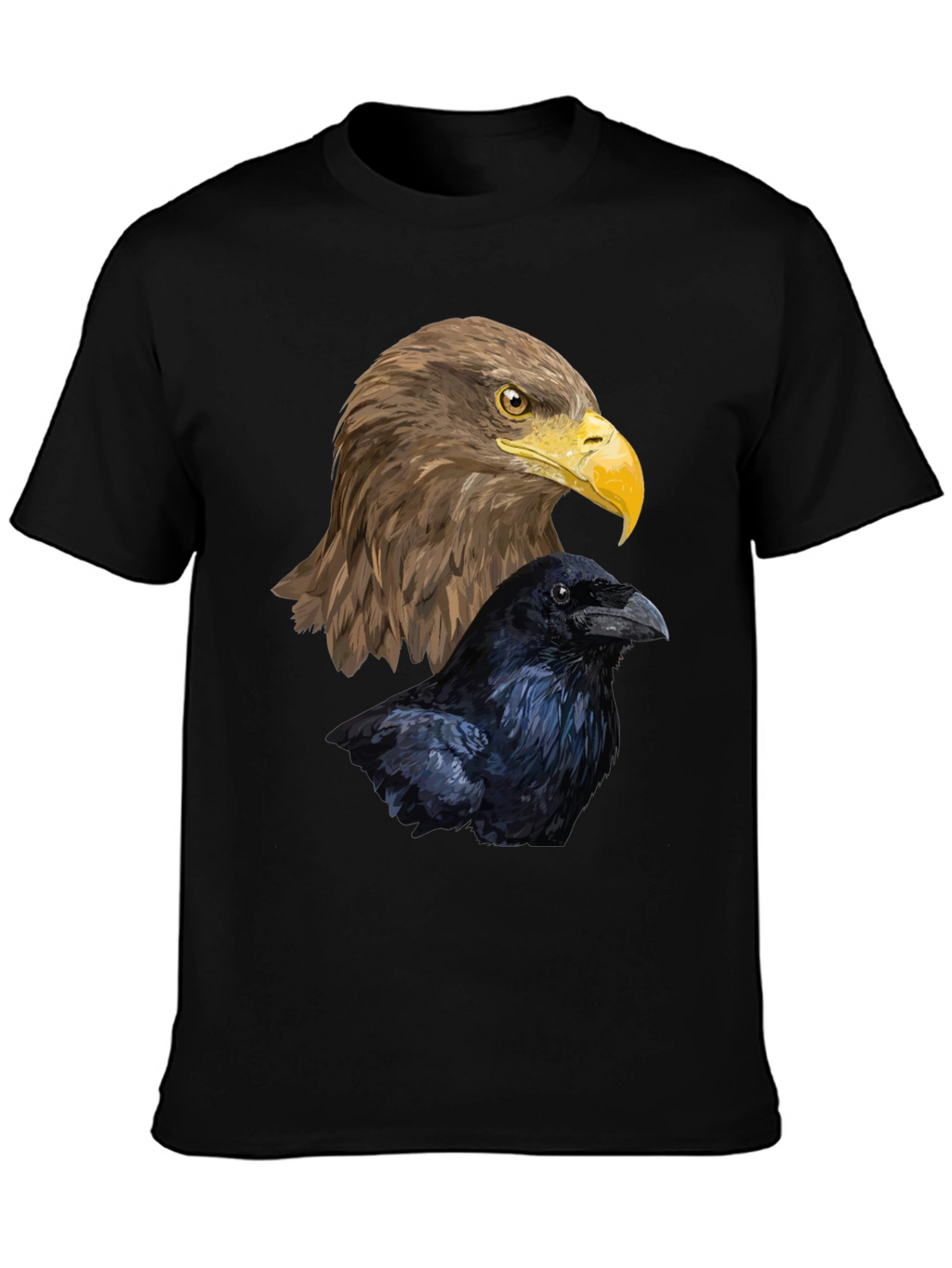 Eagle & Raven Graphic Tee - Mens Black T-Shirt