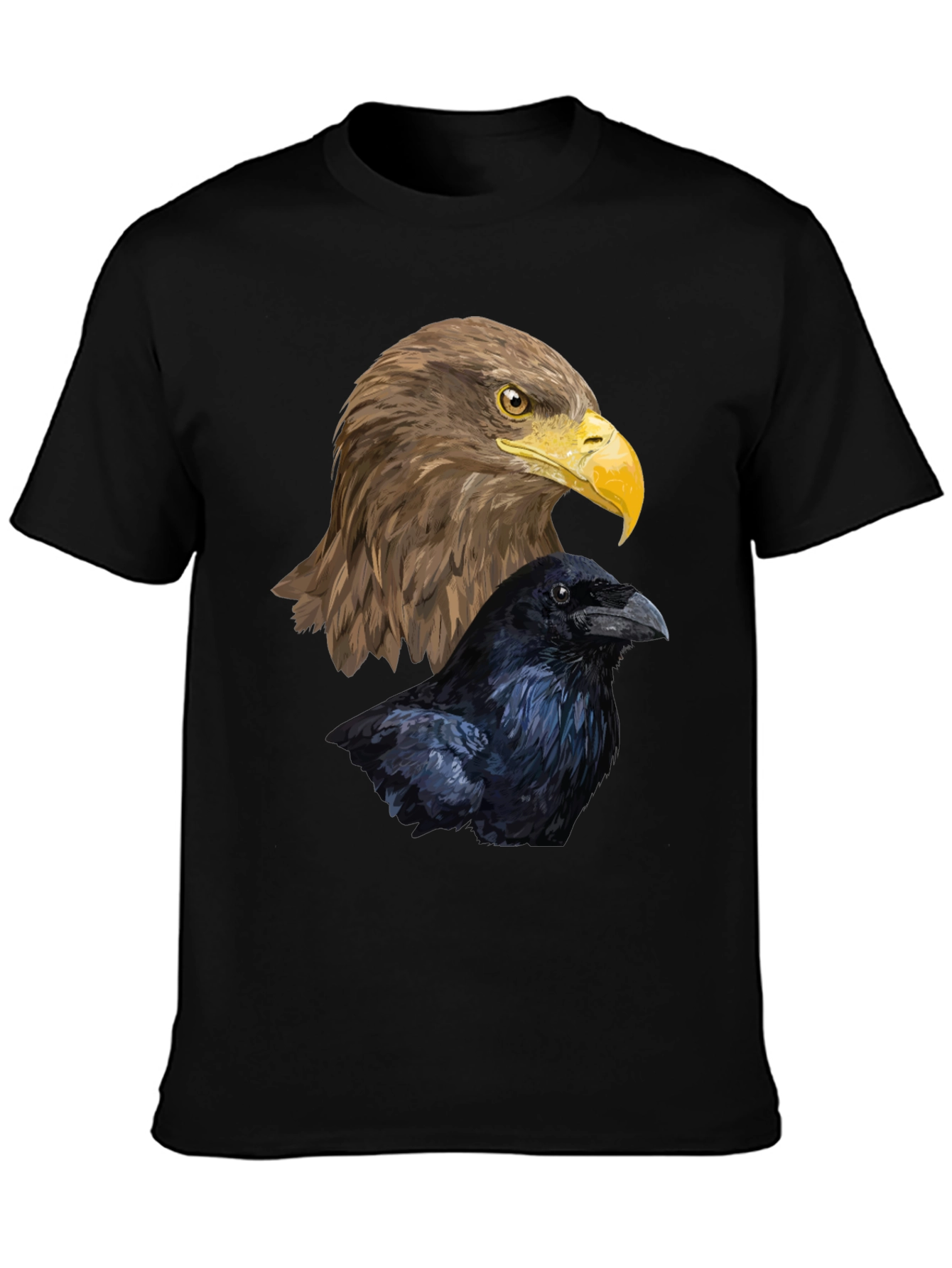 Eagle & Raven Graphic Tee - Mens Black T-Shirt