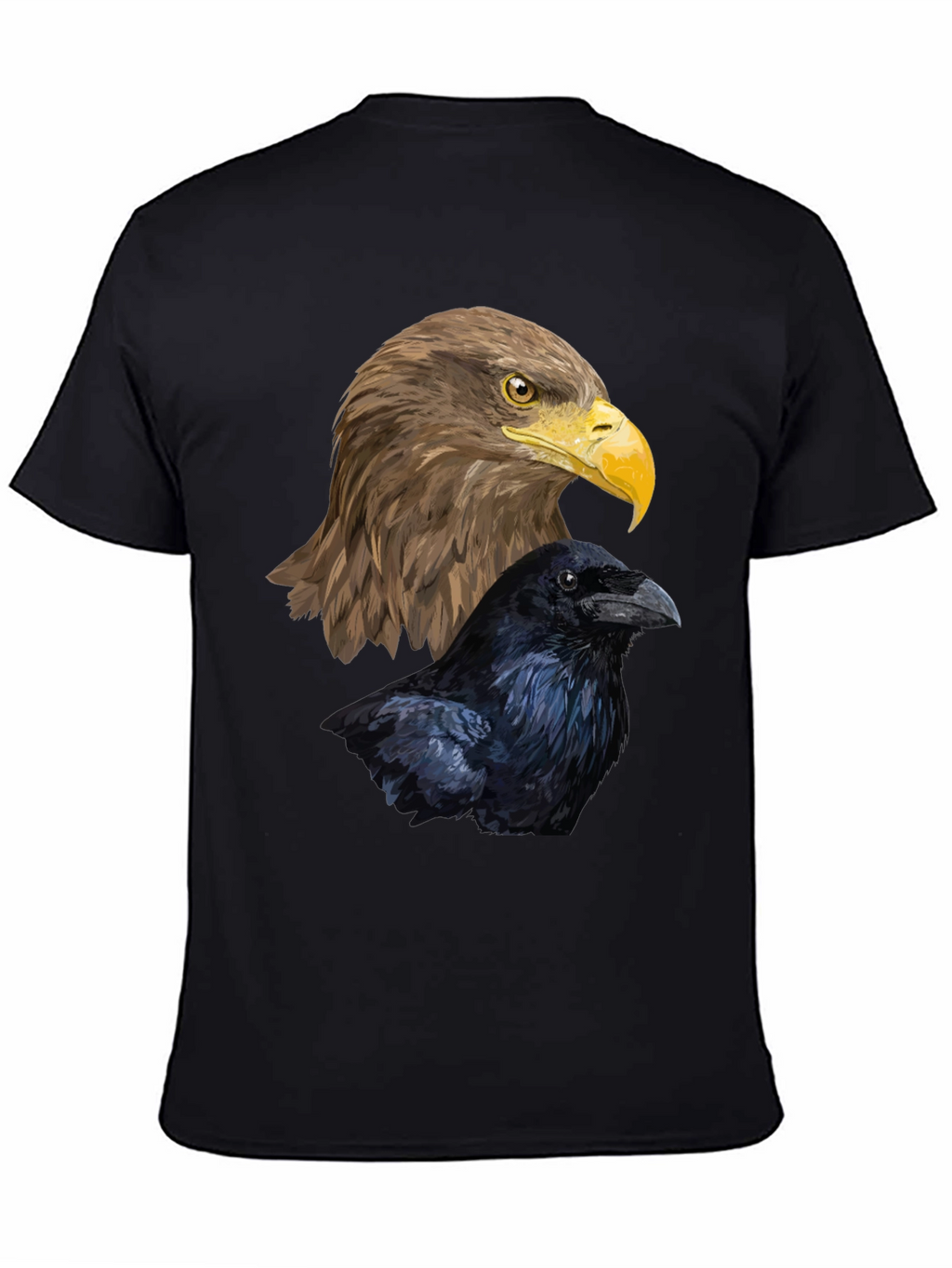 Eagle & Raven Graphic Tee - Mens Black T-Shirt