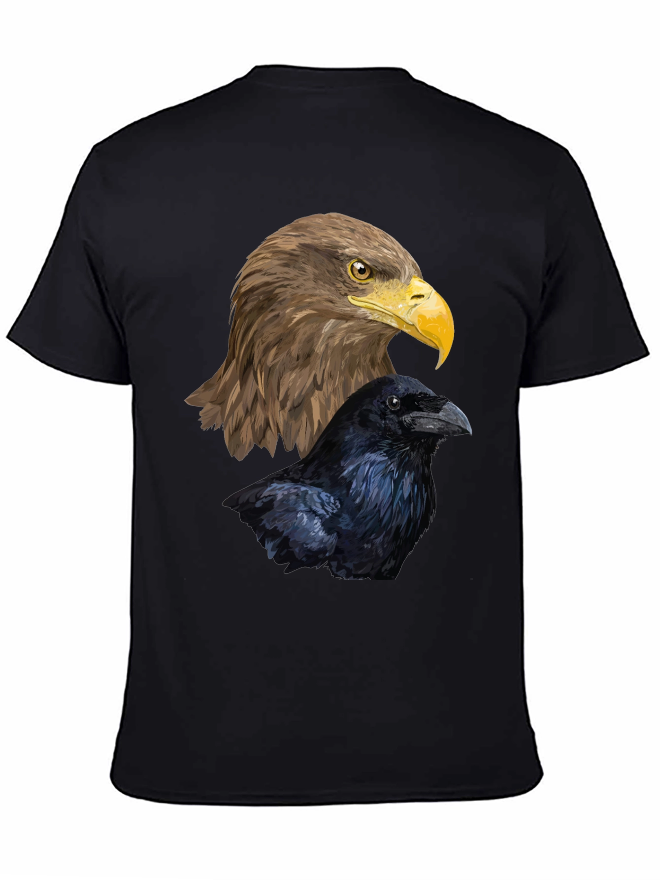 Eagle & Raven Graphic Tee - Mens Black T-Shirt