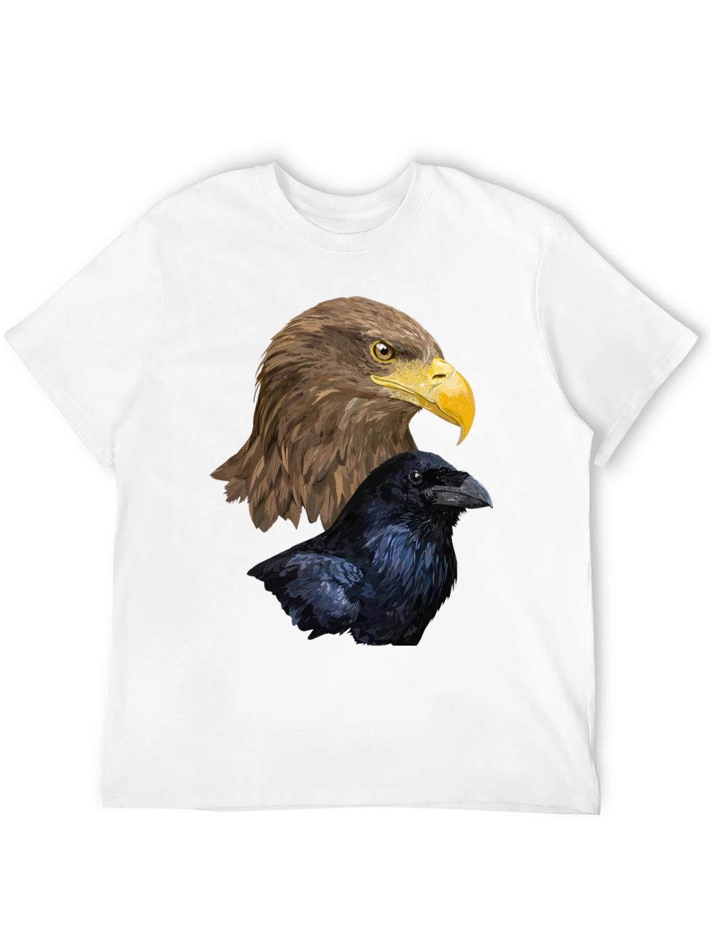 Eagle & Raven Graphic Tee - Mens Black T-Shirt