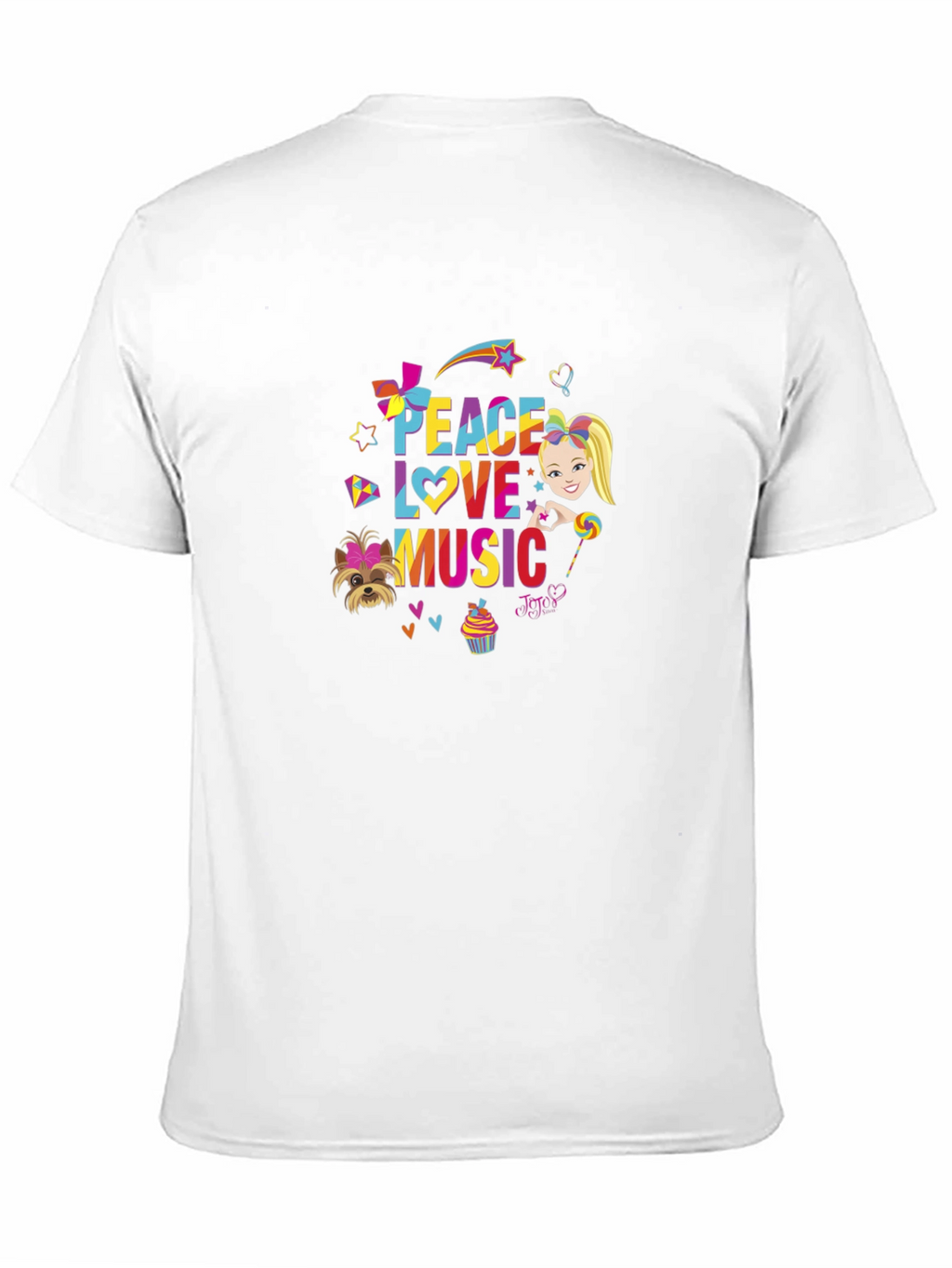 Peace Love Music Black T-Shirt