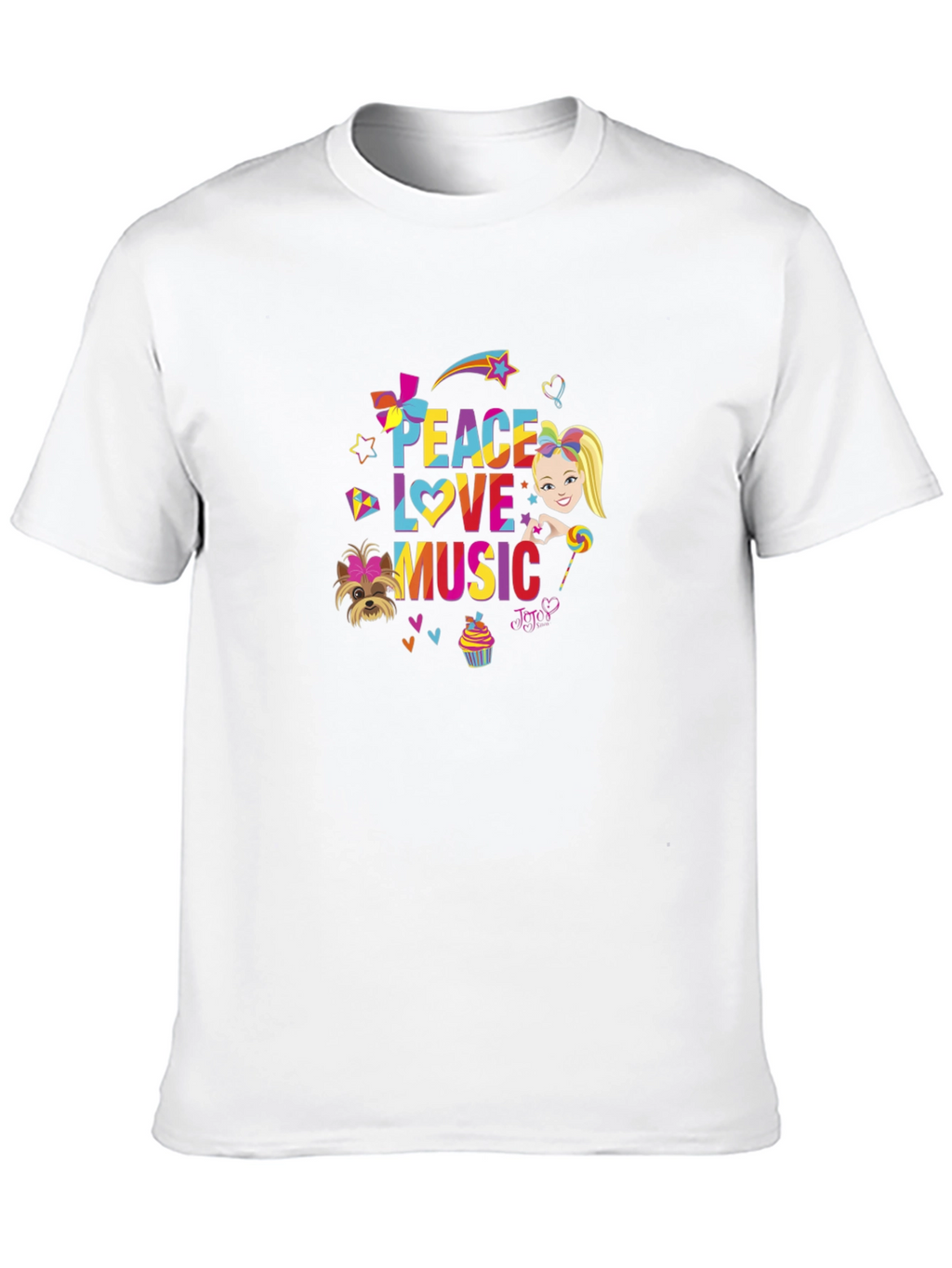 Peace Love Music Black T-Shirt