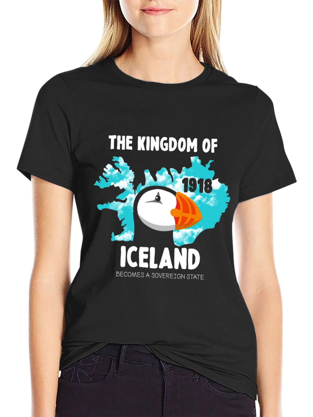 Iceland Kingdom Puffin Tee - Sovereign State 1918