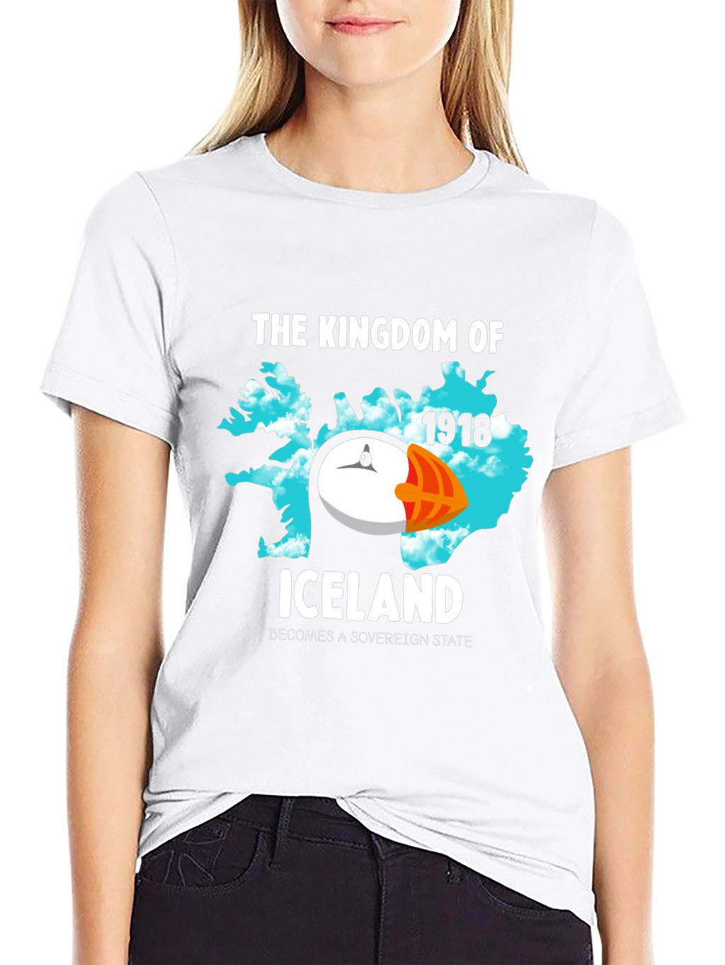 Iceland Kingdom Puffin Tee - Sovereign State 1918