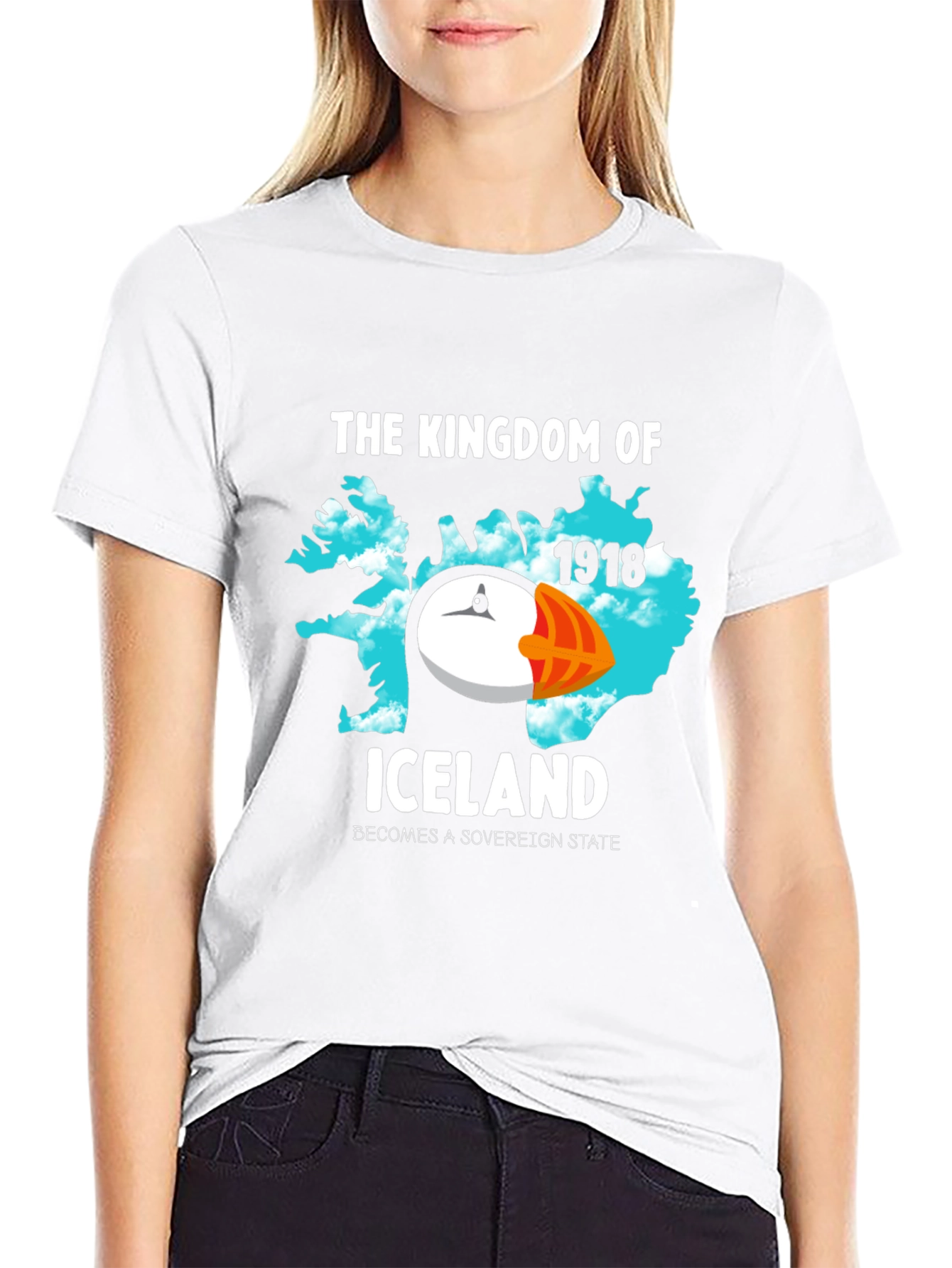 Iceland Kingdom Puffin Tee - Sovereign State 1918