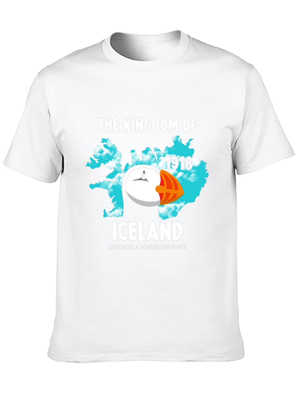 Iceland Kingdom Puffin Tee - Sovereign State 1918