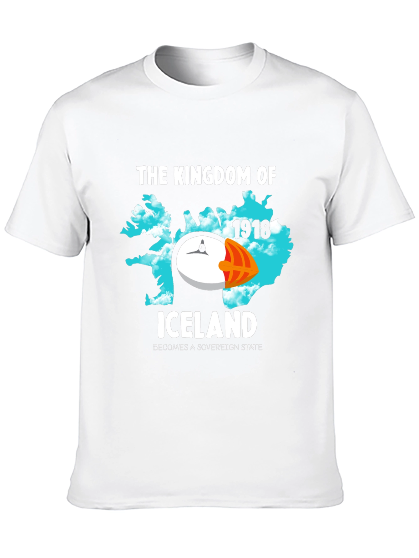 Iceland Kingdom Puffin Tee - Sovereign State 1918
