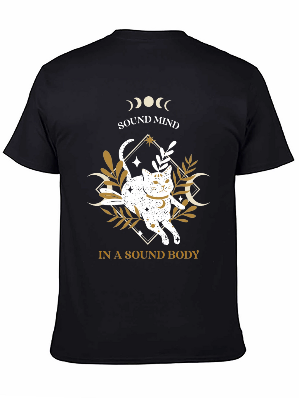 Sound Mind in a Sound Body Cat T-Shirt