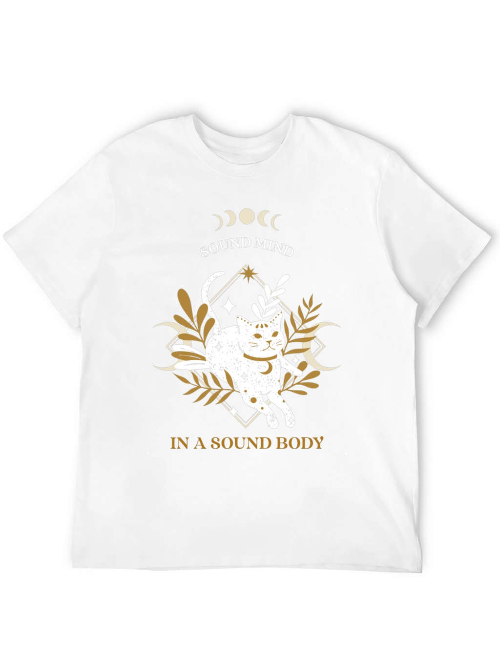 Sound Mind in a Sound Body Cat T-Shirt